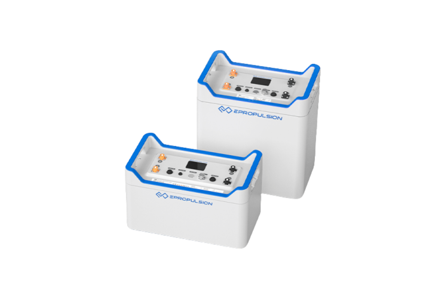 Epropulsion lithium batteries for electric outboard motors with digital display and connection ports