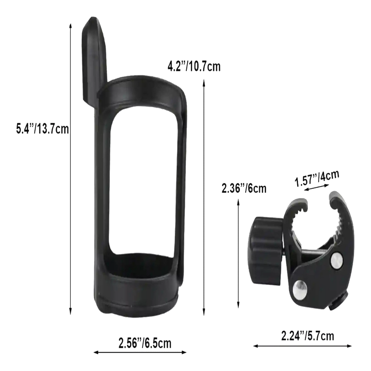 Marine clamp cup holder attached to boat railing 360 rotation beverage holder