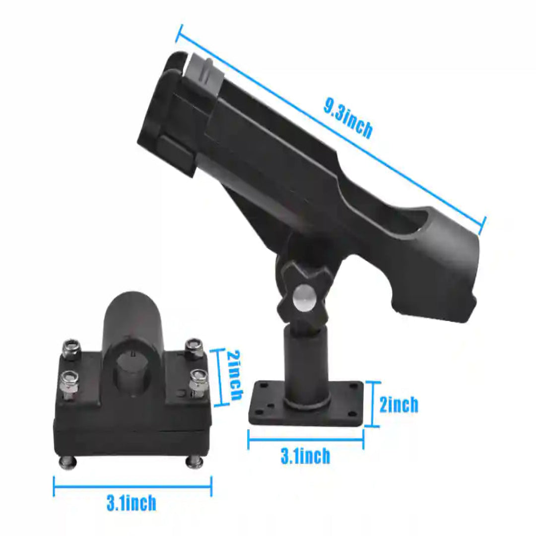 Adjustable Fishing Rod Holder — 360° Power Lock | RH40