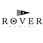 Rover Marine official logo with nautical flag design.